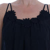 Dolce & Gabbana Black Silk Lace Chemise Dress