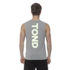 Tond Gray Cotton Men Tank Top