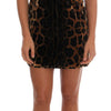 Robe fourreau mini léopard sans manches Dolce &amp; Gabbana