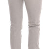 Costume National Gray Wash Cotton Slim Jeans