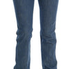 Costume National Slim Jeans aus Baumwolle in blauer Waschung