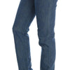 Costume National Slim Jeans aus Baumwolle in blauer Waschung