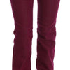 Costume National Red Wash Cotton Stretch Denim Jeans