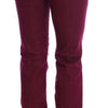 Costume National Red Wash Cotton Stretch Denim Jeans