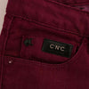 Costume National Red Wash Cotton Stretch Denim Jeans