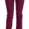 Costume National Purple Cotton Stretch Slim Denim Jeans