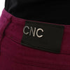 Costume National Purple Cotton Stretch Slim Denim Jeans