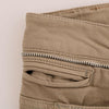 Costume National Beige Cotton Stretch Slim Fit Jeans