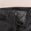Acht Gray Cotton Slim Fit Denim Jeans