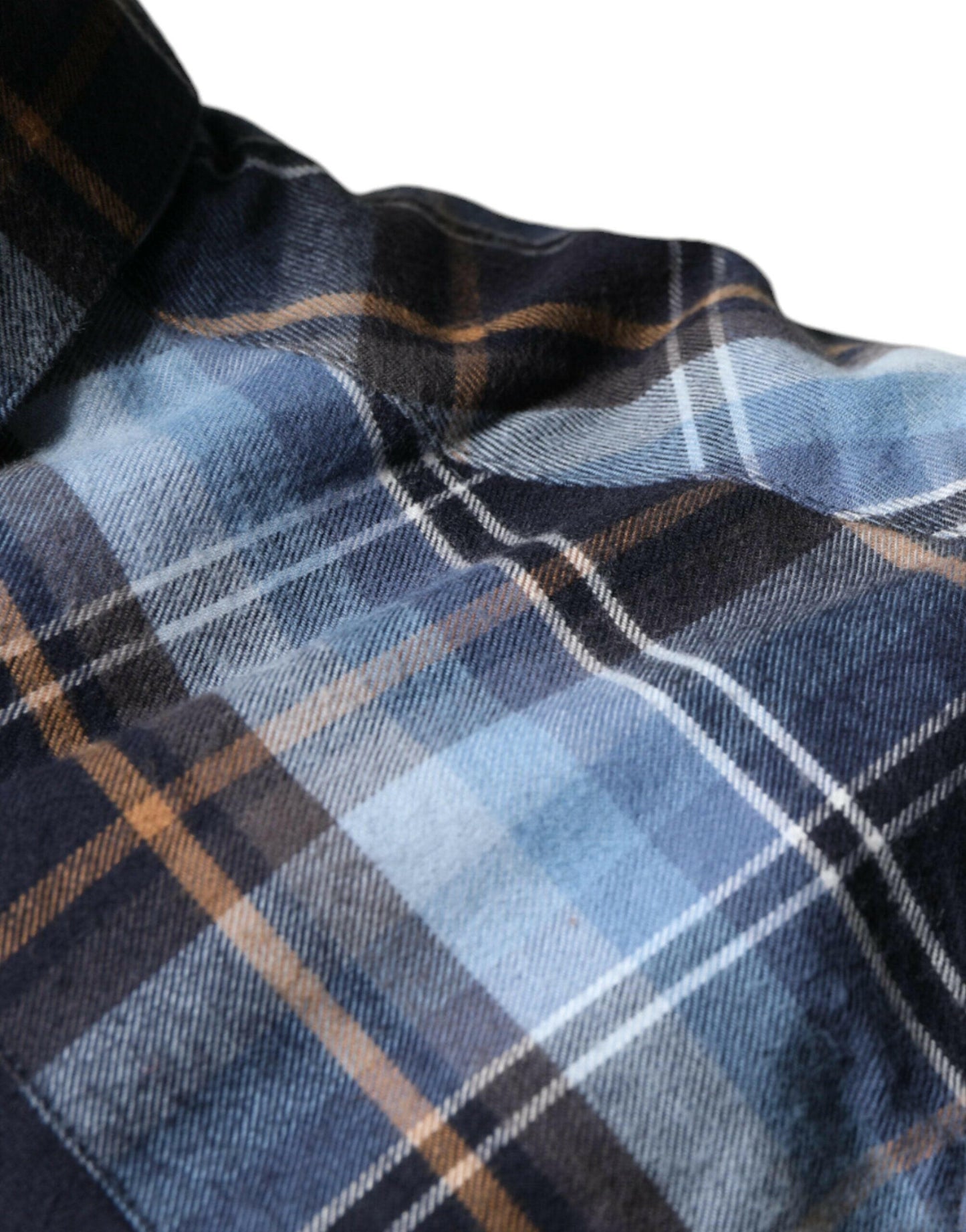 Dolce &amp; Gabbana – Schmal geschnittenes Hemd mit mehrfarbigem Karomuster und Paradiso-Patch