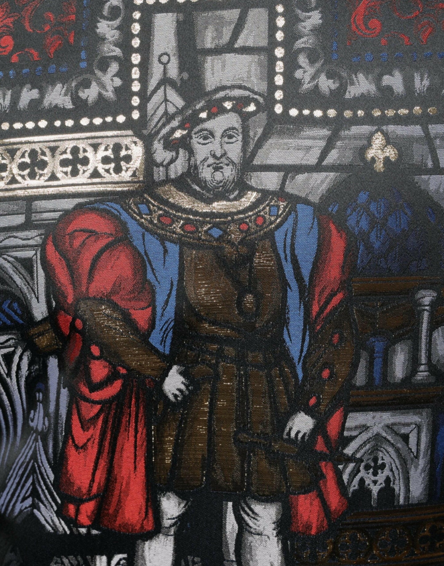 Pull-over ras du cou en jacquard multicolore Dolce &amp; Gabbana