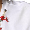 T-shirt en coton blanc orné d'un collier Dolce &amp; Gabbana