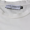 Dolce &amp; Gabbana – Lässiges T-Shirt aus weißer Baumwolle mit DG-Logo-Print