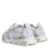 Dolce & Gabbana White Mesh Sorrento Trekking Sneakers Shoes
