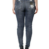 Jean skinny déchiré en coton stretch bleu Dolce &amp; Gabbana