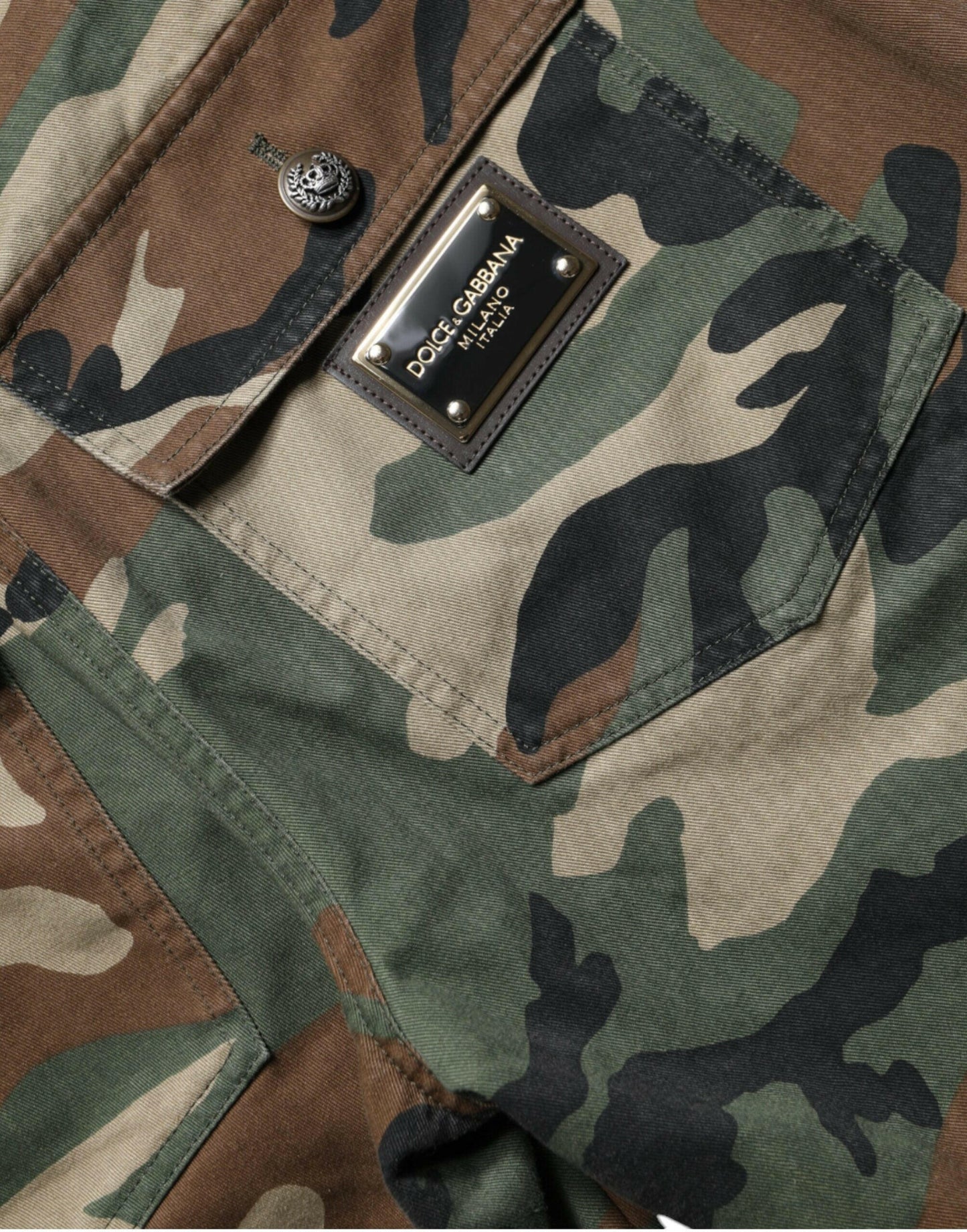 Dolce &amp; Gabbana – Mehrfarbige Cargohose mit Camouflage-Muster