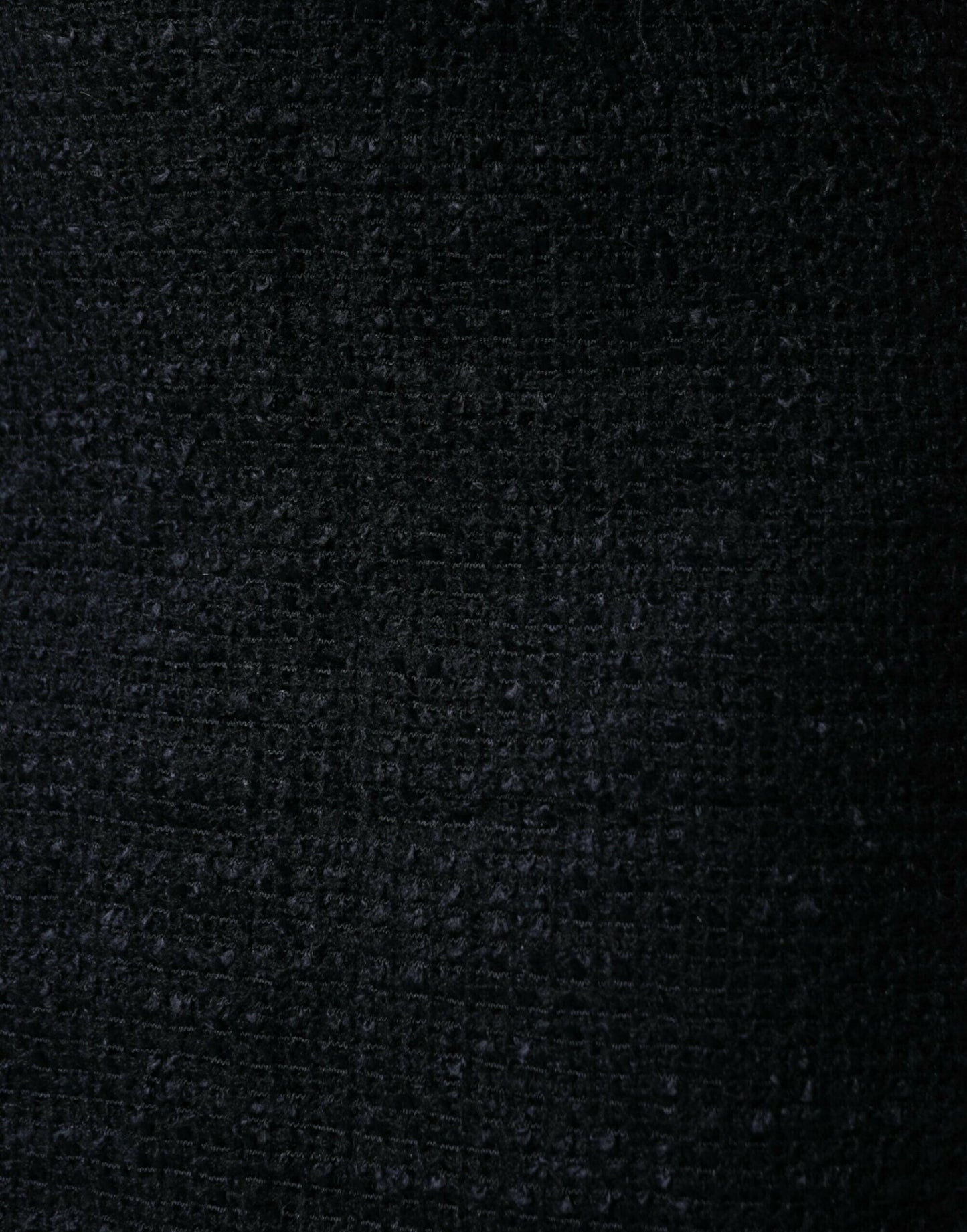 Dolce & Gabbana Black Virgin Wool Pencil Cut Midi Skirt