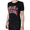 T-shirt col rond en coton noir avec logo imprimé Dolce &amp; Gabbana