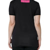 T-shirt col rond en coton noir avec logo imprimé Dolce &amp; Gabbana