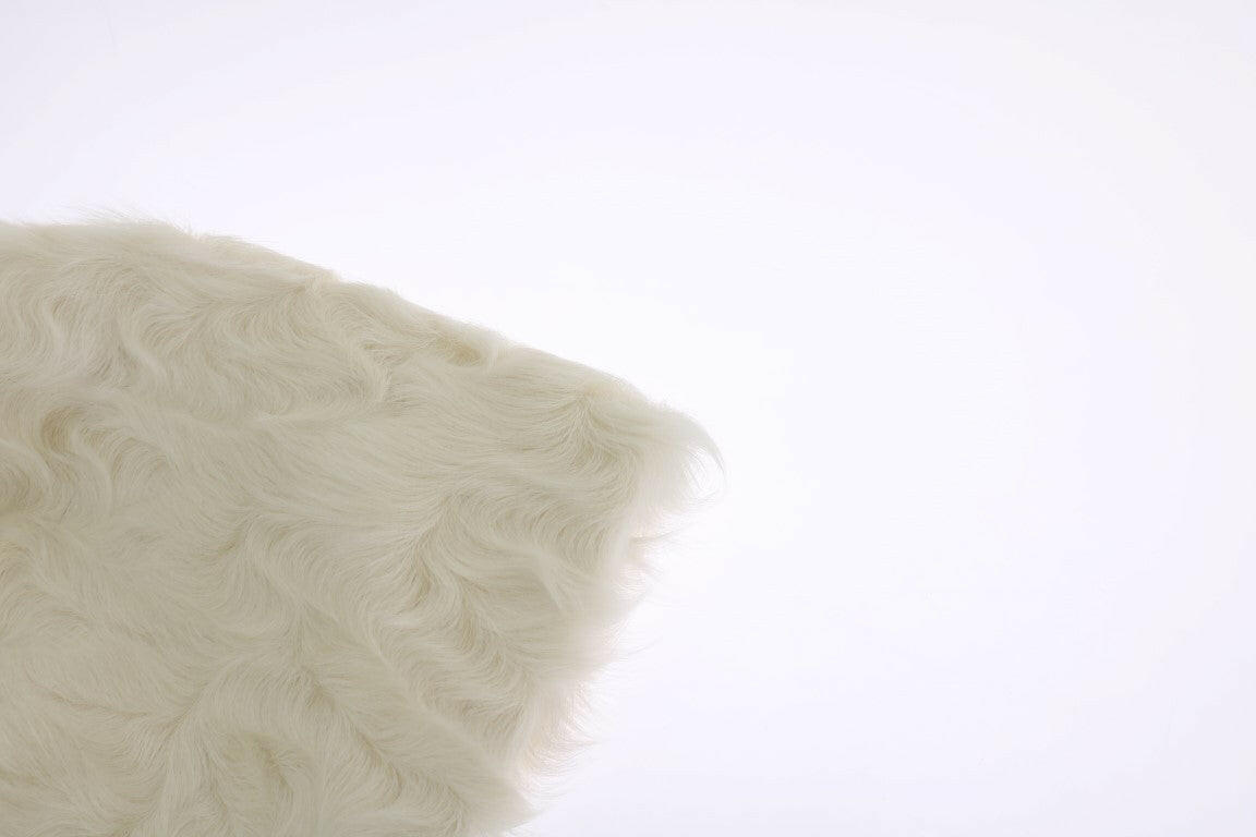 Dolce & Gabbana White Xiangao Lamb Fur Beanie