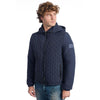 Veste homme en polyamide bleu de luxe Roberto Pepe