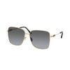 Jimmy Choo Sonnenbrille aus goldenem Metall
