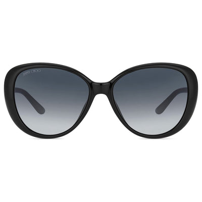 Jimmy Choo – Schwarze Sonnenbrille mit Spritzguss