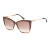 Jimmy Choo Braune Metallsonnenbrille