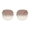 Jimmy Choo Sonnenbrille aus grauem Metall