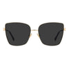 Jimmy Choo Sonnenbrille aus goldenem Metall