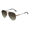 Jimmy Choo Braune Metallsonnenbrille