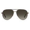 Jimmy Choo Braune Metallsonnenbrille