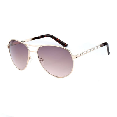 Guess – Sonnenbrille aus goldenem Metall