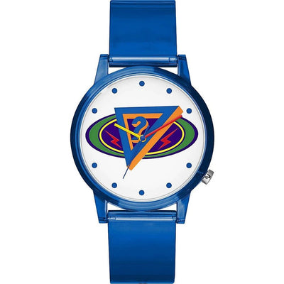 Guess blaue Resin-Dresswatch
