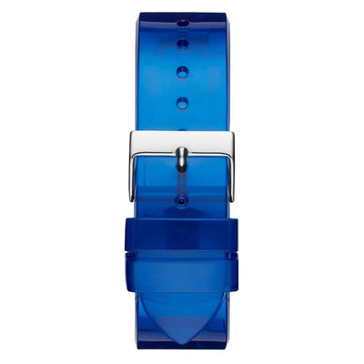 Guess blaue Resin-Dresswatch
