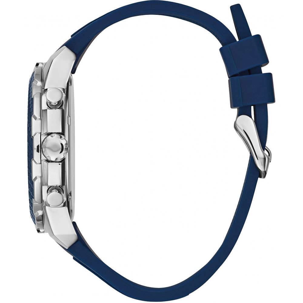 Guess Sportuhr aus blauem Kautschuk