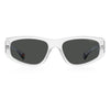 Polaroid Transparent Plastic Sunglasses