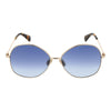 Max Mara Gold Metal Sunglasses