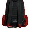 Dolce & Gabbana Red Patent Leather Logo Plaque Backpack Bag