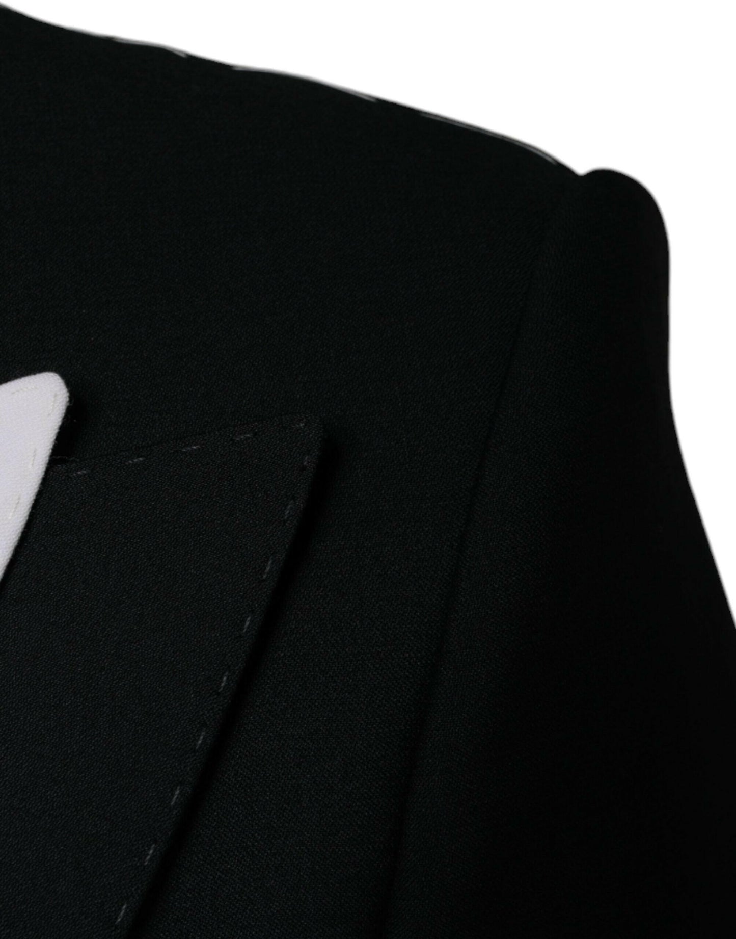 Dolce &amp; Gabbana – Einreihiger Blazer in Schwarz und Weiß