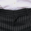 Dolce & Gabbana Black Stripes Skinny Men Dress Pants