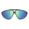 Polaroid Green Rubber Sunglasses