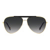 Polaroid Black Metal Sunglasses