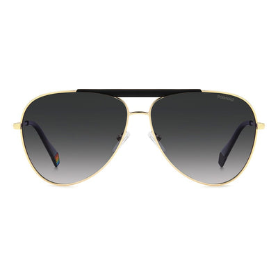 Polaroid Black Metal Sunglasses