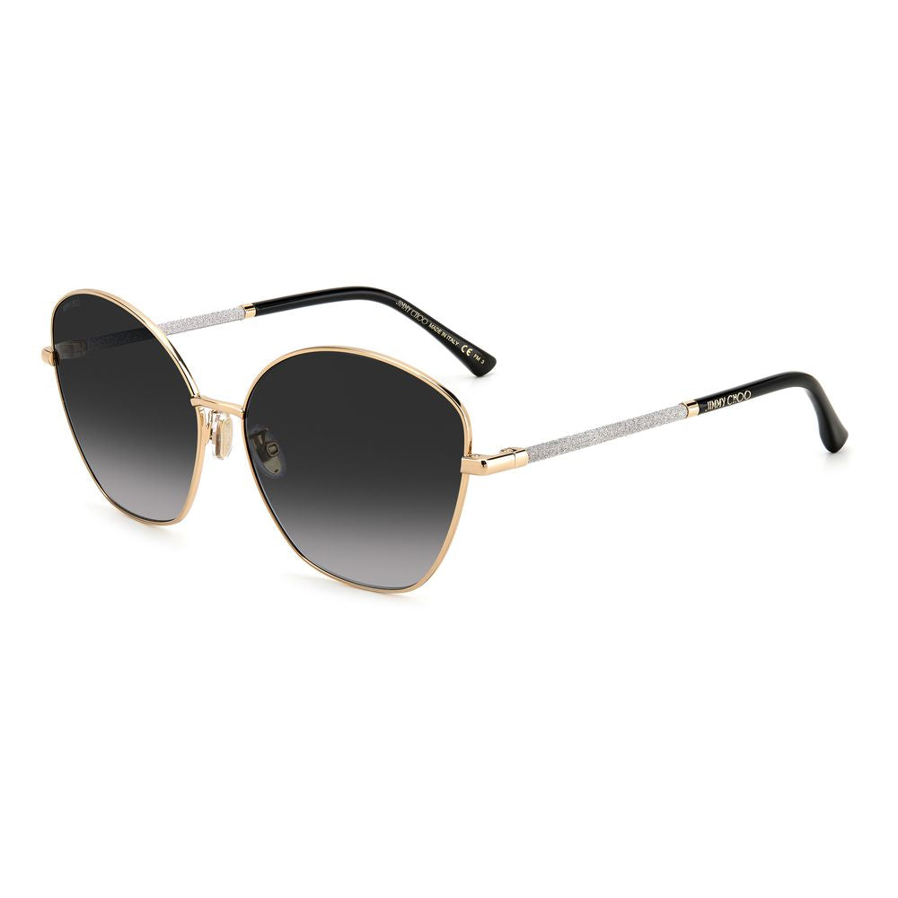 Jimmy Choo Sonnenbrille aus goldenem Metall