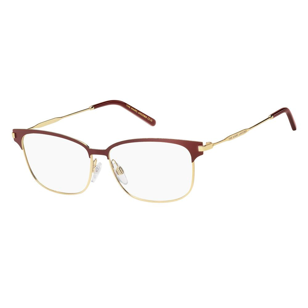 Marc Jacobs Brille aus burgunderrotem Metall (Gestell)