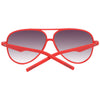 Polaroid Red Plastic Sunglasses
