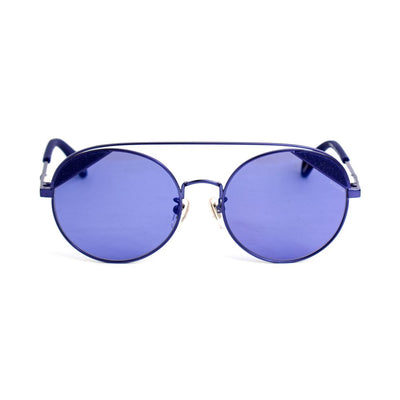 Police Sonnenbrille aus Metall in Blau
