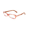 Alexander McQueen Brille aus rotem Acetat (Gestell)