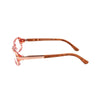 Alexander McQueen Brille aus rotem Acetat (Gestell)